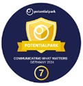 Auszeichnung von Potentialpark für Talentkommunikation